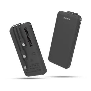 10000Mah Powerbank With 3 Built-In Cables Flash Offer Today