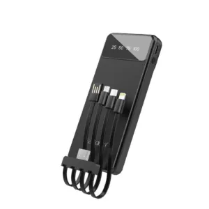 10000Mah Powerbank With 4 Detachable Built-In Cables Shop Grab Offer