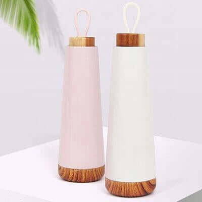 Steal the Deal Now Instant Savings Inside 17Oz Insulated Bottle With Wooden Lid