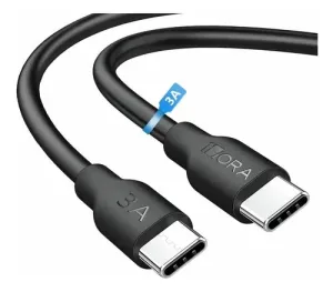 Dont Miss Out 1Hora Cab252 3A Type C To C Cable 1M Black