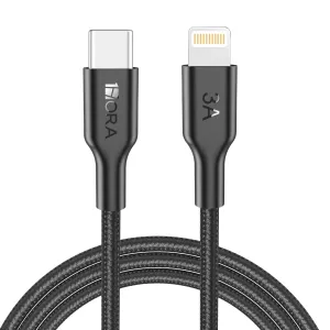 Limited Stock Deals 1Hora Cab273 Usb Type-C To Lightning Polyester Braided Cable 1M