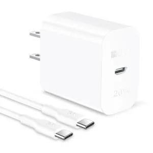 Shop the Savings 1Hora Gar153 1C Pd20W Fast Charger White Us