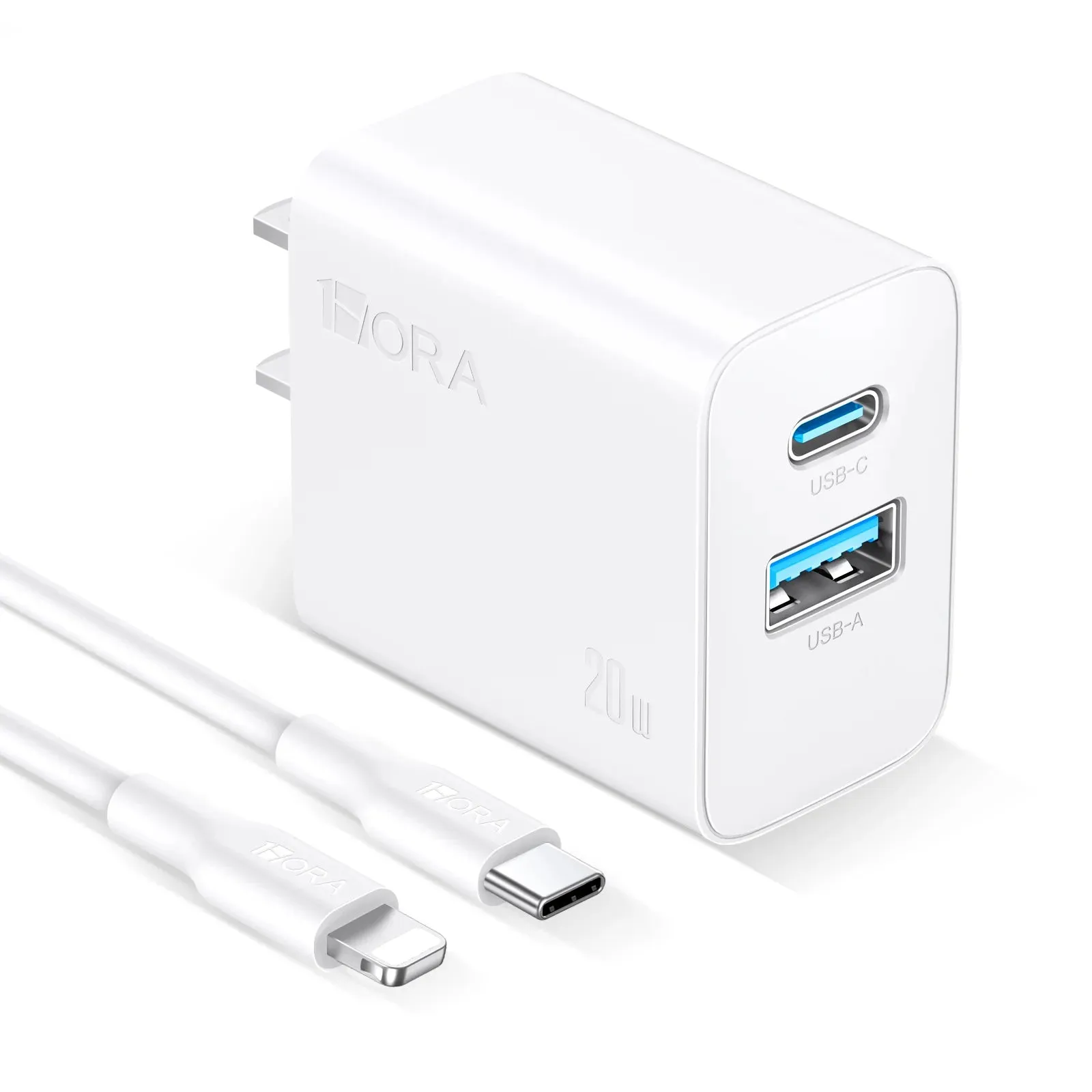 1Hora Gar163 20W 2-Port Fast Charger White Big Savings Event Dont Miss This Deal