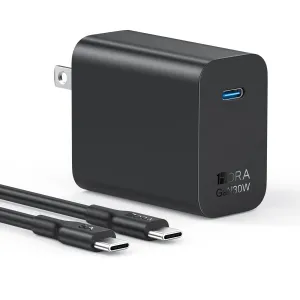 Today Only Hot Sale 1Hora Gar165 30W Type-C Fast Charger Black