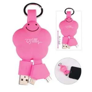 Shop Hot Picks 2In1 Charging Cable With Keyring
