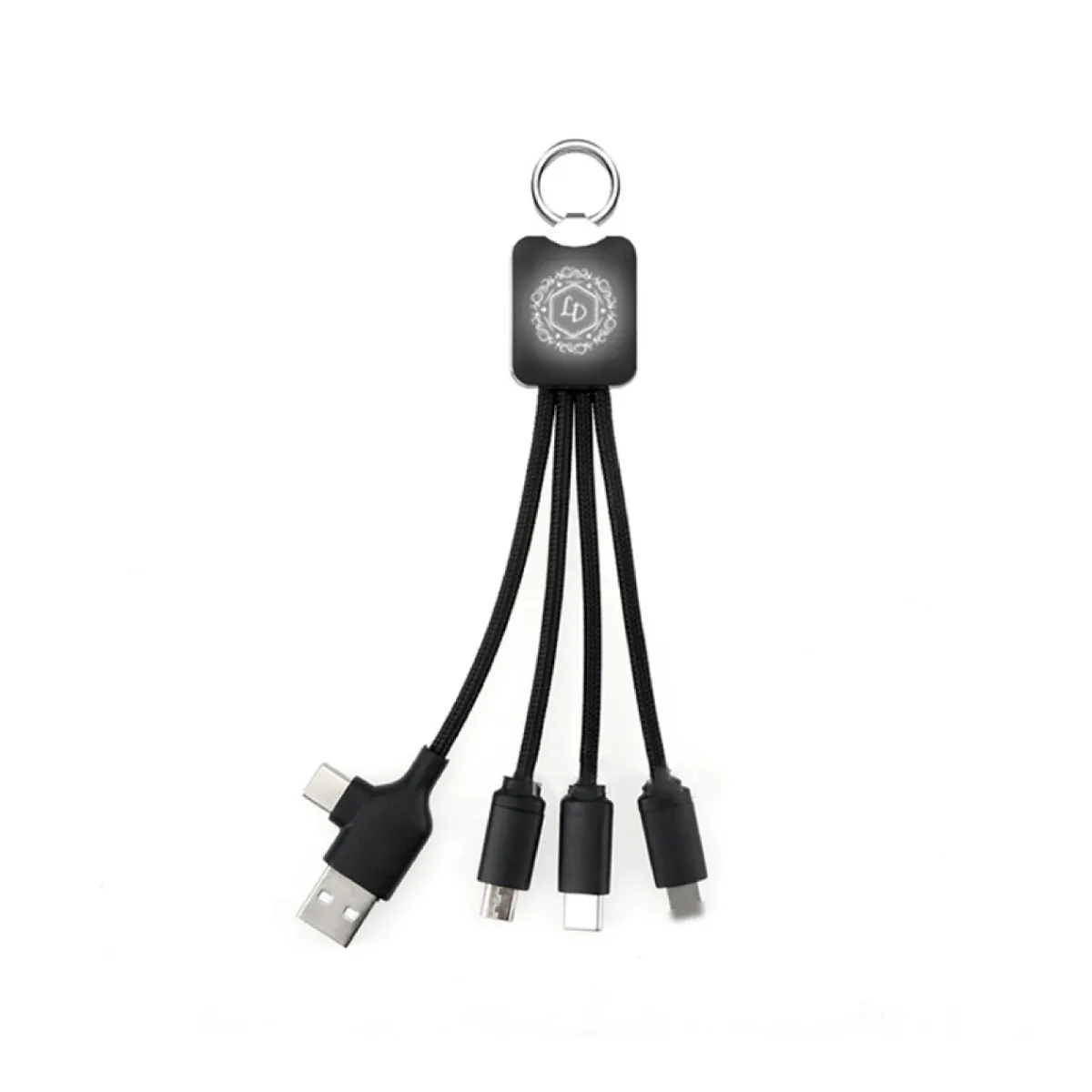 3 In 2 Fast Charging Cable (Rectangular) Shop Save Big