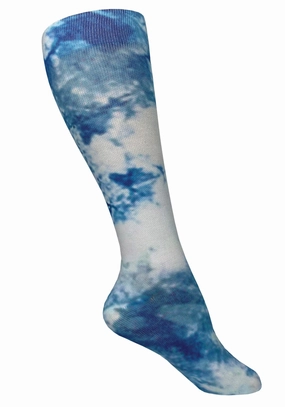 Trending Now Offer 387T  12" Soft Comfort Tie Dye Compression Socks