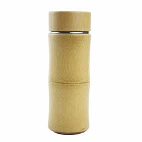 450Ml Eco-Friendly Bamboo Stainless Steel Flask Shop Hot Picks