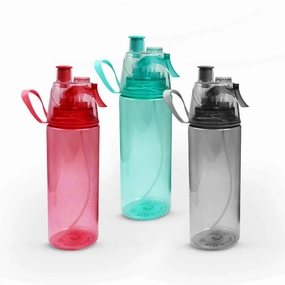 800Ml Transparent Mist Bottle With Colored Clip Clearance Alert Now