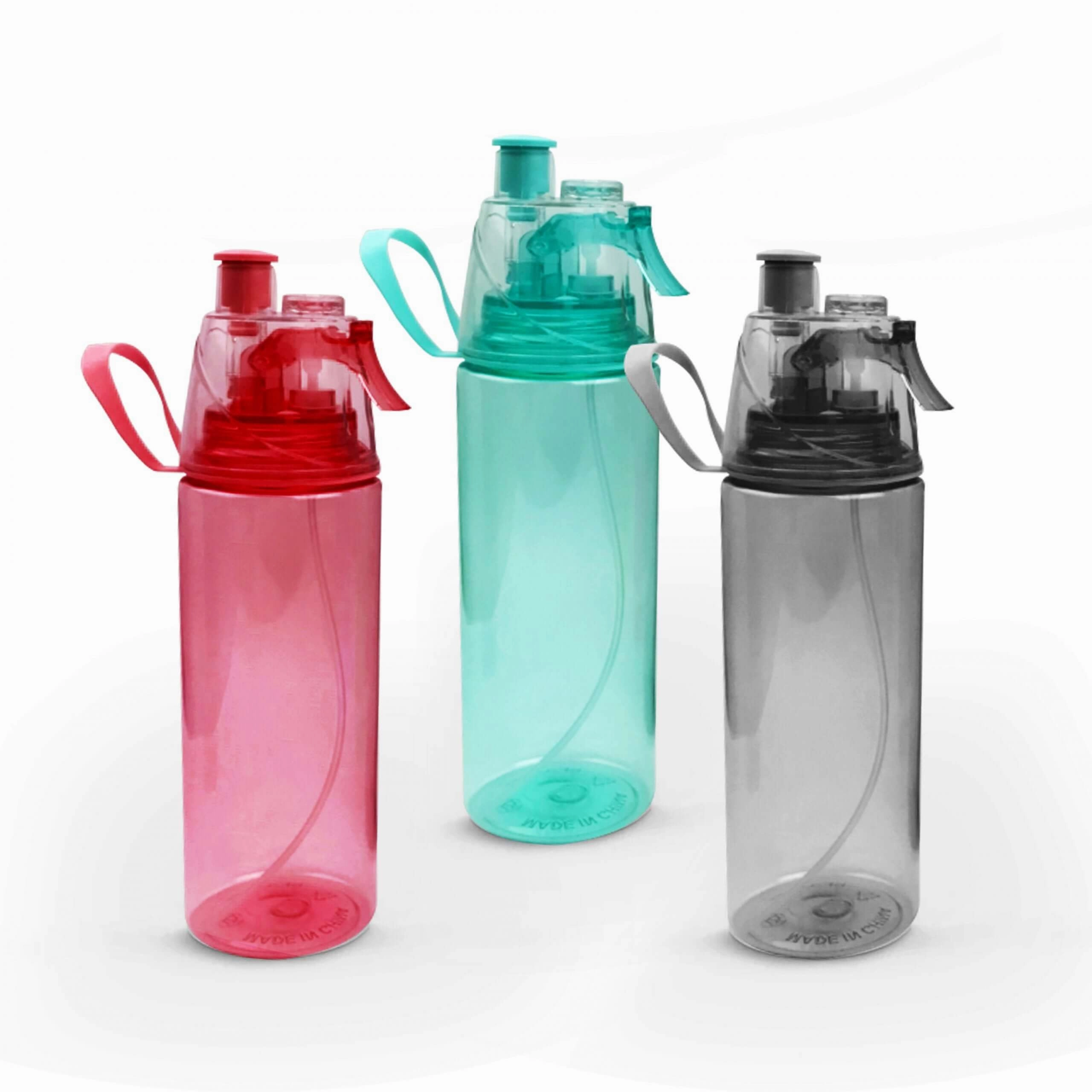 800Ml Transparent Mist Bottle With Colored Clip Clearance Alert Now
