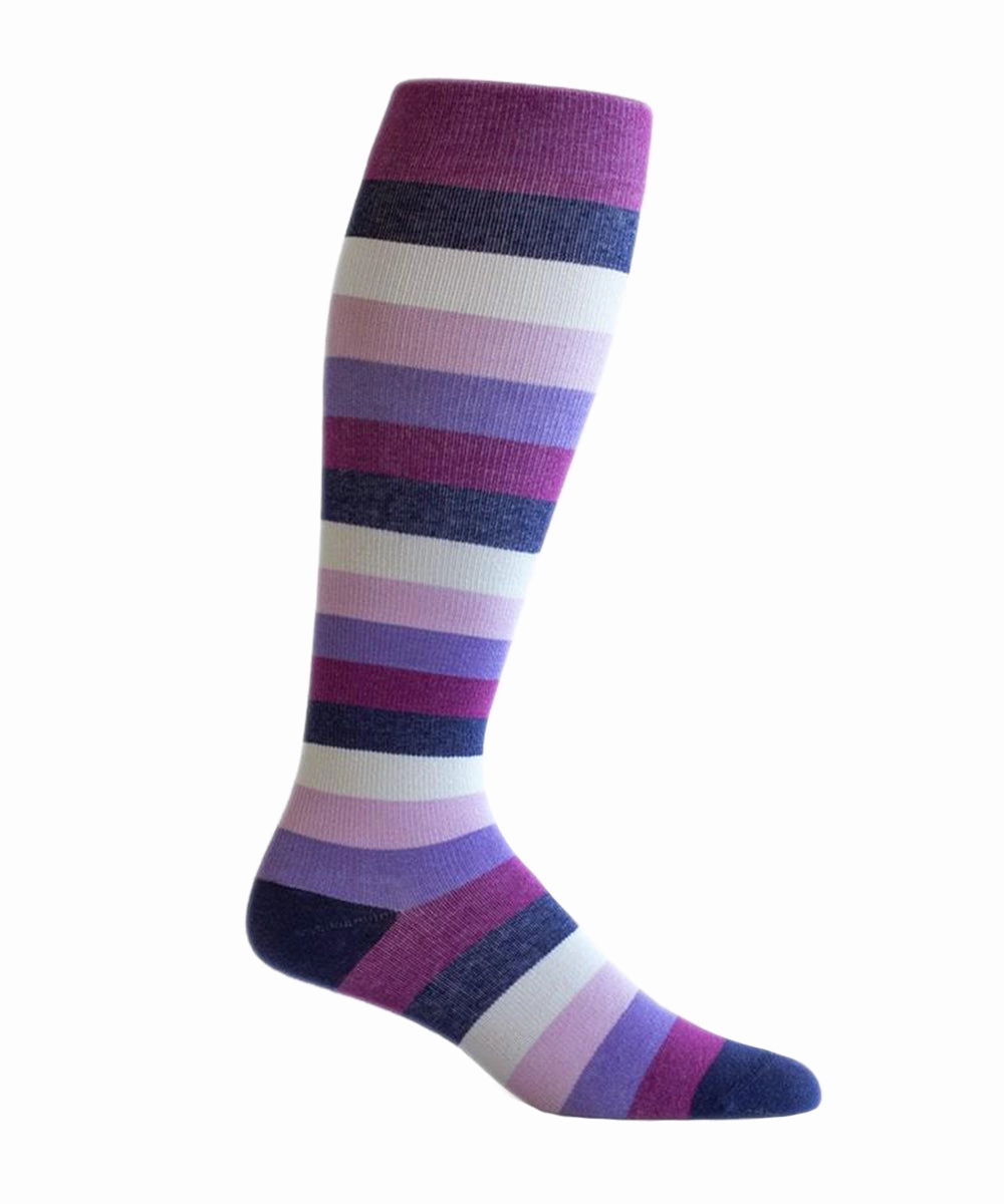"Concord Crush" Cotton Compression Socks By Top & Derby (15-20 Mmhg) - Sale Surprise Discount Today Biggest Savings Now