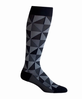 "Going Bare Black" Nylon Compression Socks By Top & Derby (15-20 Mmhg) - Sale Mega Hot Offer