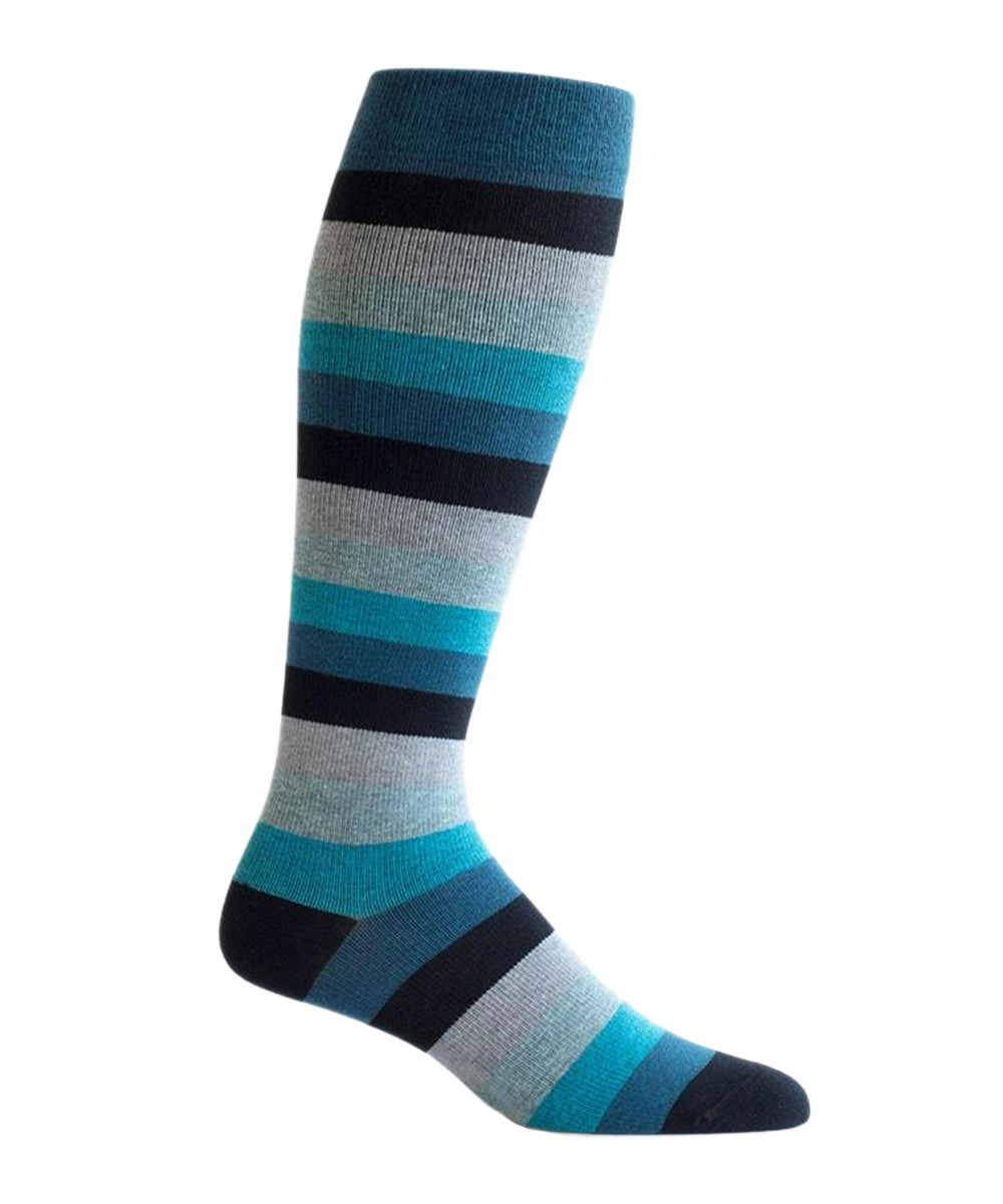 Limited Stock Alert "Lightning Ride" Cotton Compression Socks By Top & Derby (15-20 Mmhg) - Sale