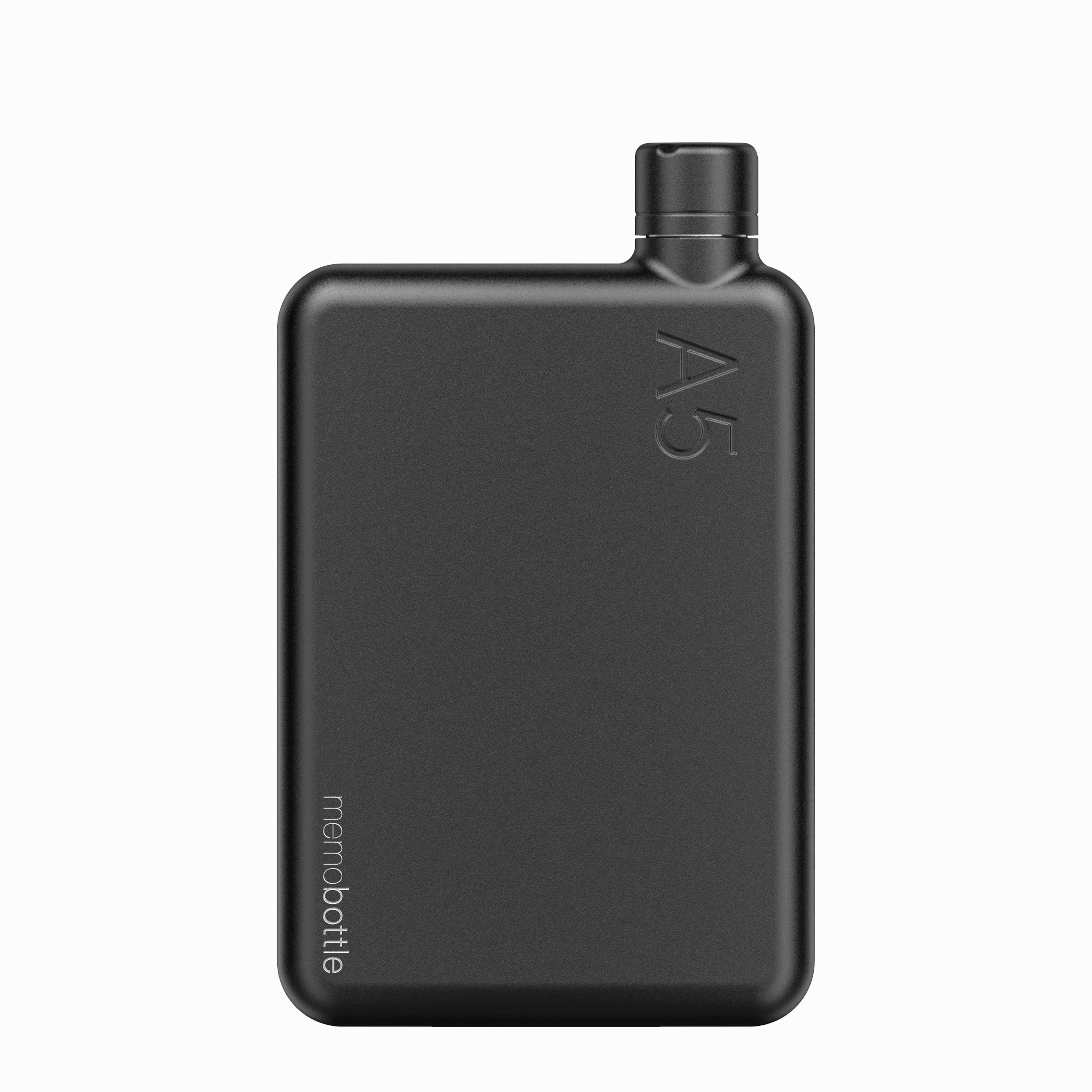 A5 Stainless Steel Memobottle - Black Grab It Now