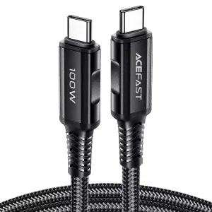 Exclusive Holiday Deal Todays Steal Acefast C4-03 Usb-C To Usb-C 100W Charging Data Cable Black