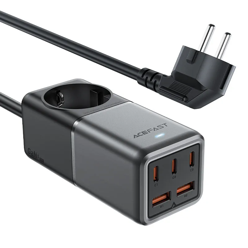 Acefast Z2 Fast Charge Power Strip Pd75W Gan (3Xusb-C 2Xusb-A) Eu Special Occasion Discount Today Only Discount