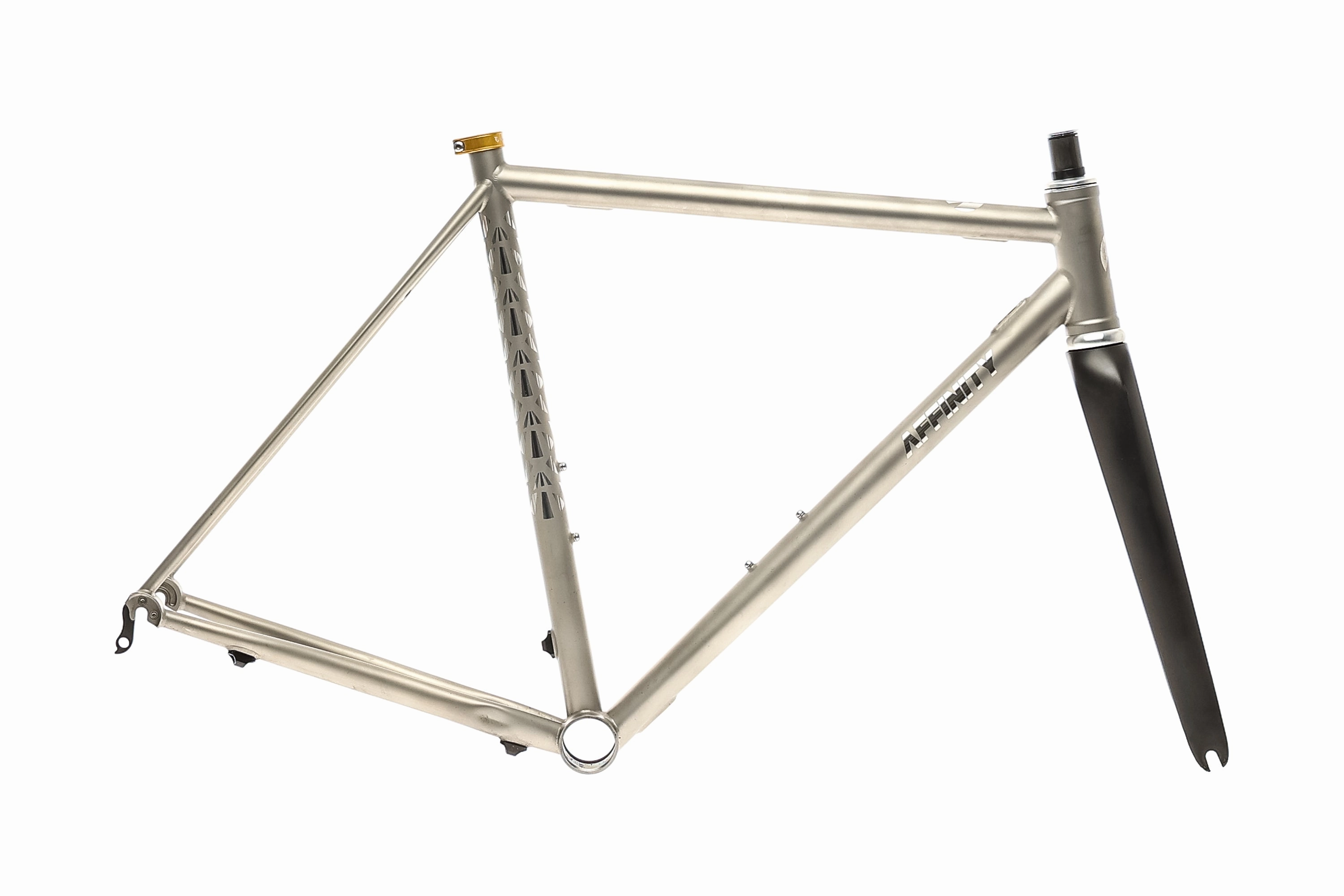 Affinity Cycles Anthem Custom Stainless Steel Medium Frameset - 2022