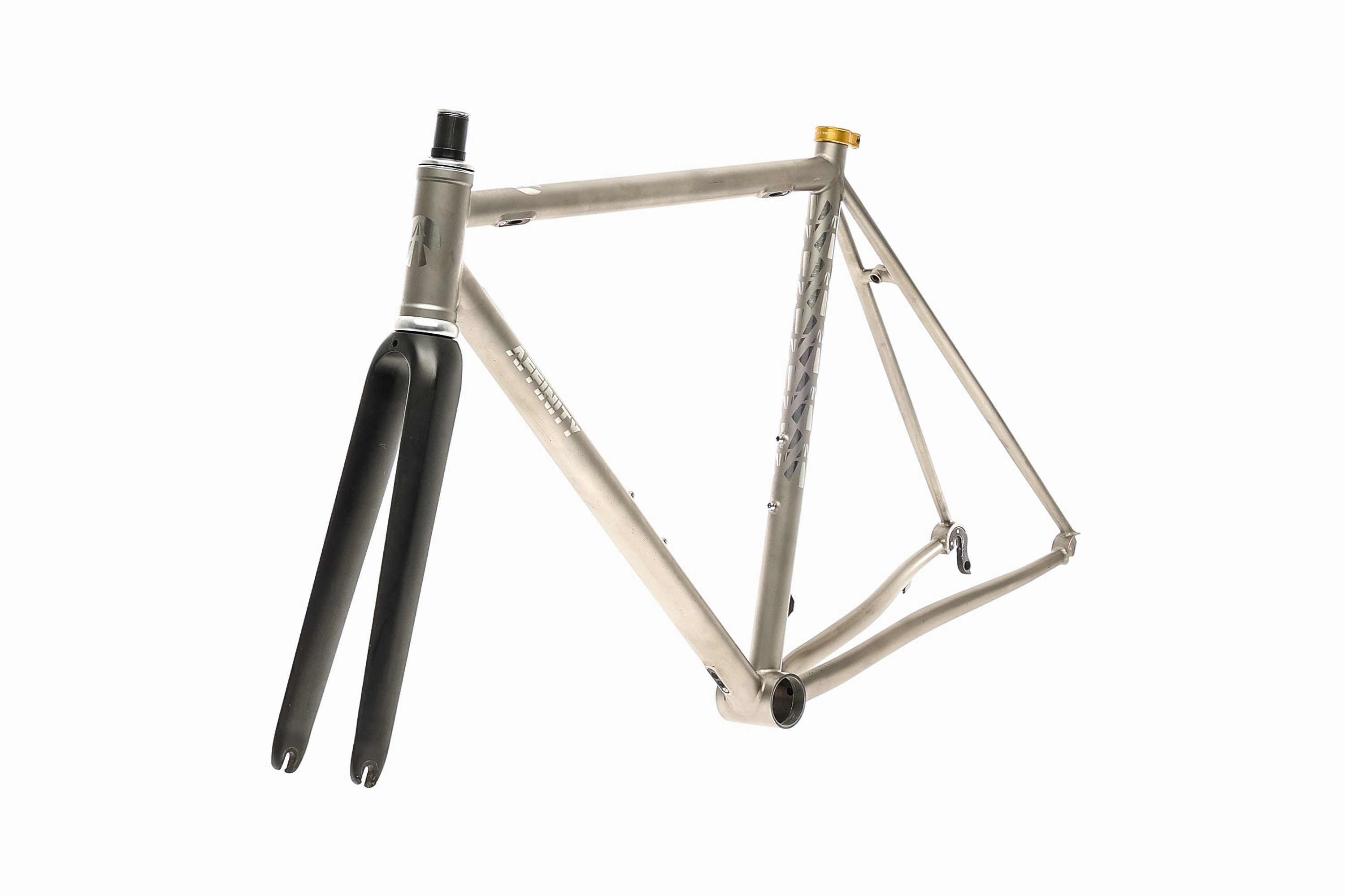 Affinity Cycles Anthem Custom Stainless Steel Medium Frameset - 2022