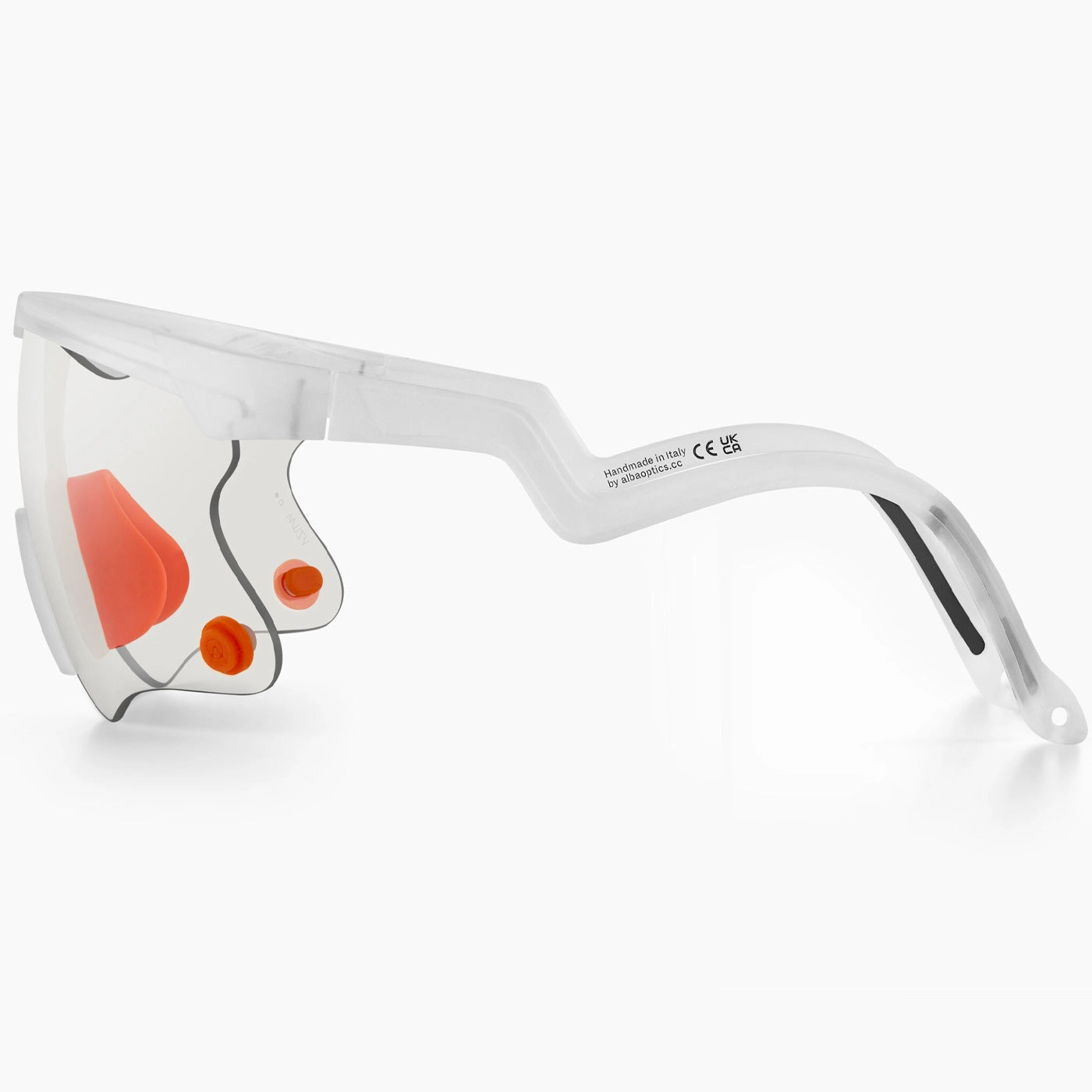 Alba Optics Delta Ultra Glasses - Wht Vzum F Lens Rkt 
