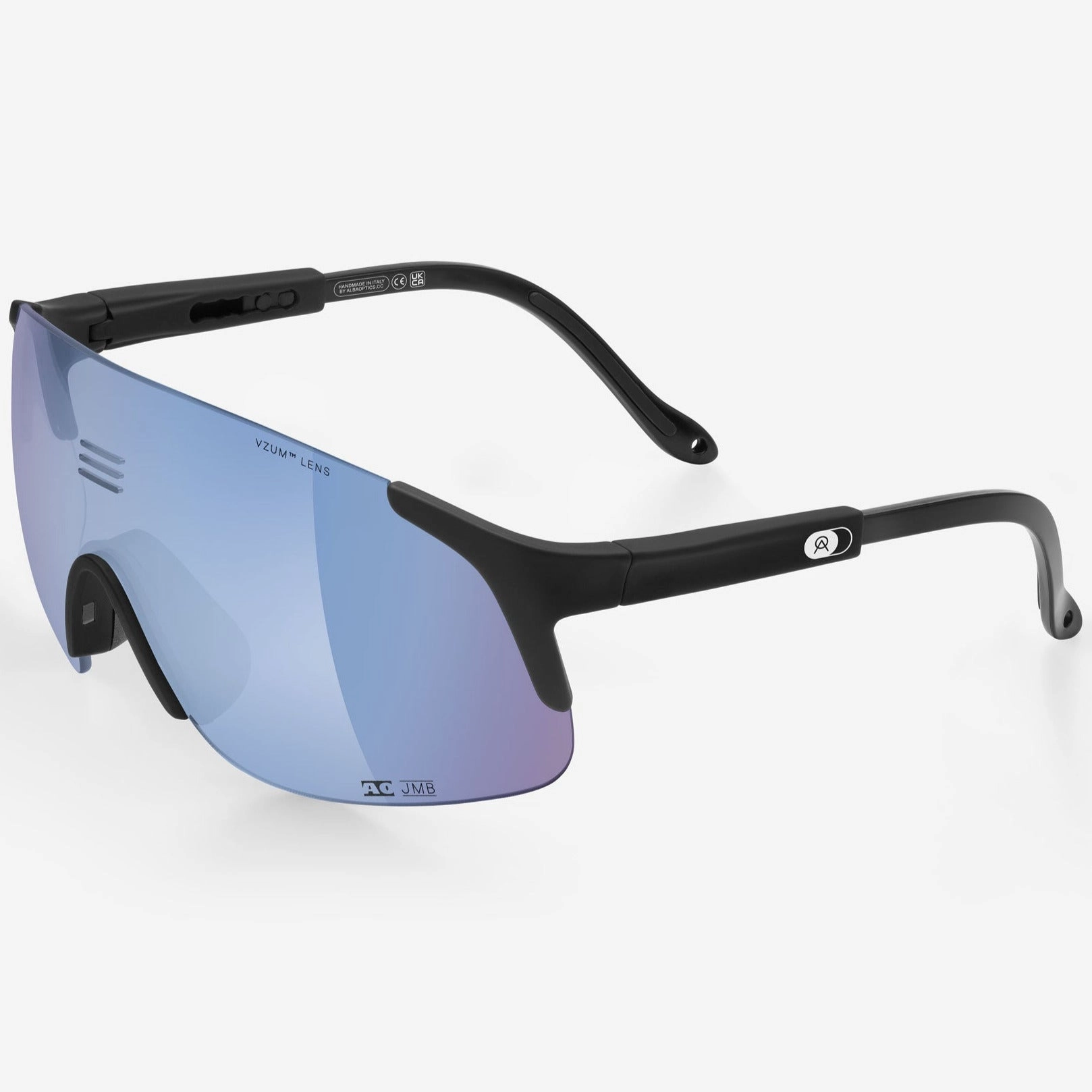 Alba Optics Jumbo sunglasses - Black Vzum F-lens Flamingo