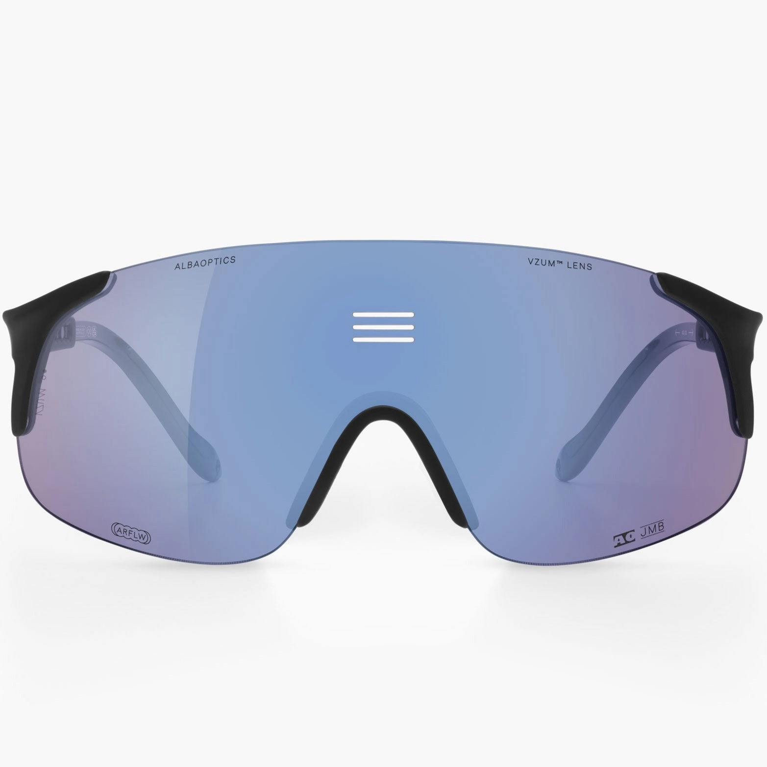 Alba Optics Jumbo sunglasses - Black Vzum F-lens Flamingo