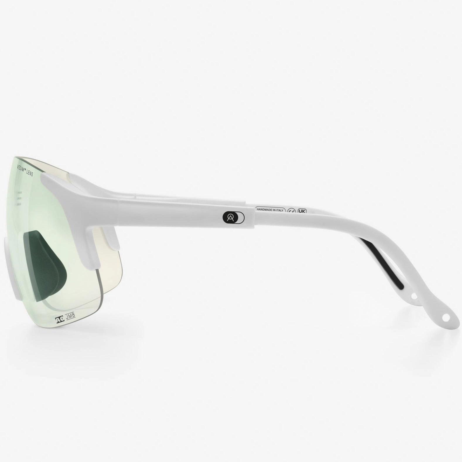 Alba Optics Jumbo sunglasses - White Vzum F-lens Beetle