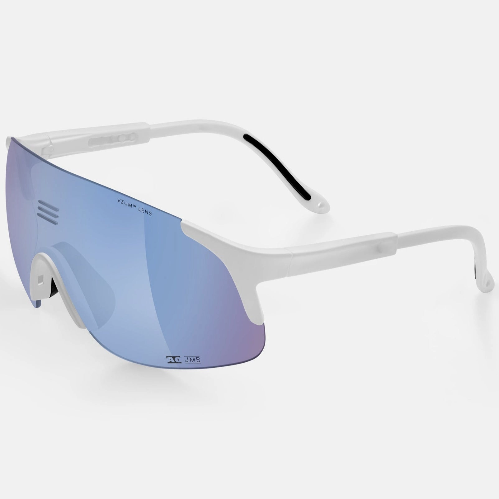 Alba Optics Jumbo sunglasses - White Vzum F-lens Flamingo