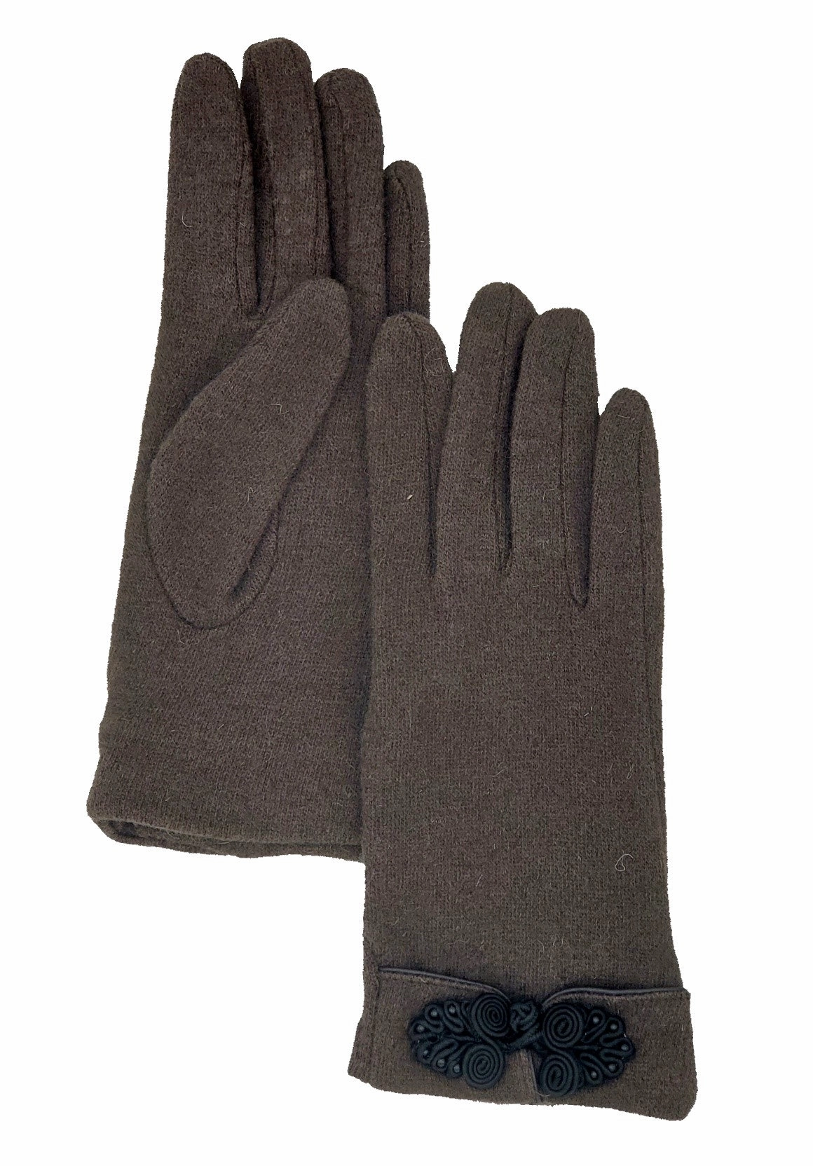 Grab Save Today Albee Ladies Wool Embellishment Gloves