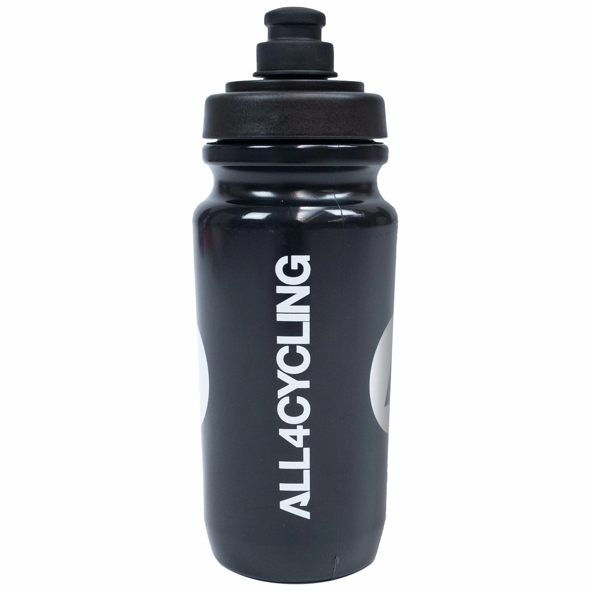All4cycling logo water bottle 550 ml - Black 