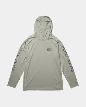 Alpha Flag Perforated Hood   Mask - Gray Special Deals Online