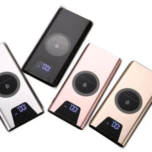 Instant Hot Deal Aluminium 10000Mah Qi Wireless Power Bank