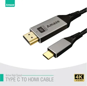 Amaze A145 Type C To Hdmi 4K@60Hz Display Cable 2M MustHave Deal MustHave Clearance