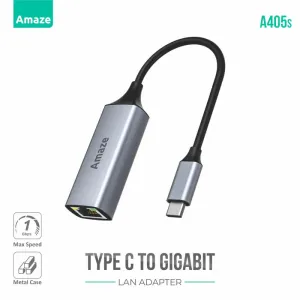 Clearance Blowout Steal Todays Offer Amaze A405S Type-C To Gigabit Ethernet Adapter