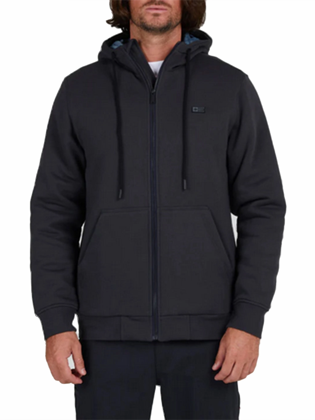 Limited Stock Hot Deal Anchor Quilted Fleece Sweatshirt - Vintage Black