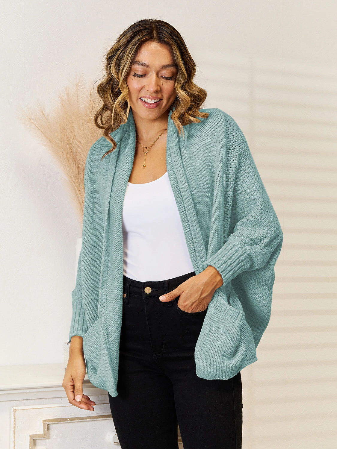 Special Deals Online Online Exclusive Offer Angel Wings Open Front  Cardigan With Pockets