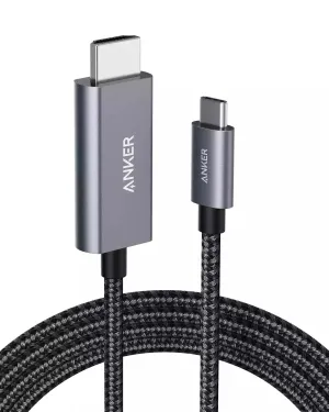Anker 311 Nylon Usb-C To Hdmi 4K Cable 1.8M Black Clearance Event Alert