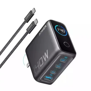 Anker Laptop Charger (140W 4-Port Pd 3.1) With Usb-C Cable Grab Your Deal Today