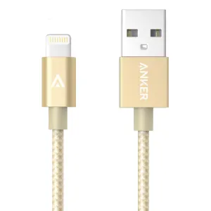 Anker Nylon-Braided Usb To Lightning Cable (3Ft / 0.9M) Shop Now Save Save Today Only
