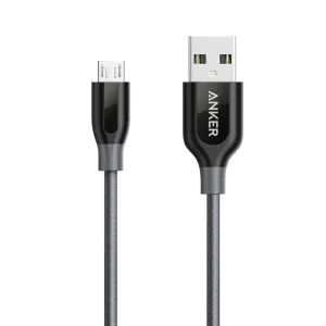 Shop Save Today Clearance Sale Anker Powerline  Micro Usb Cable 3Ft - Gray