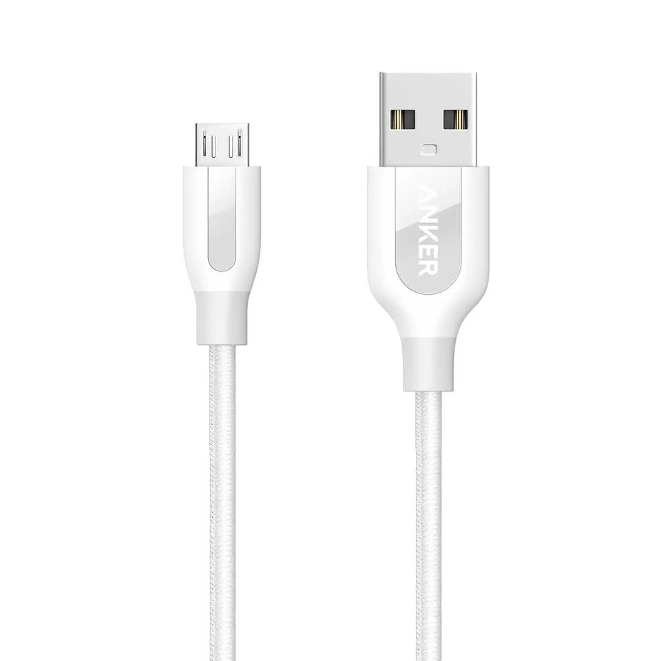 Anker Powerline  Micro Usb Cable 3Ft - White Big Sale Today Deal Frenzy Today