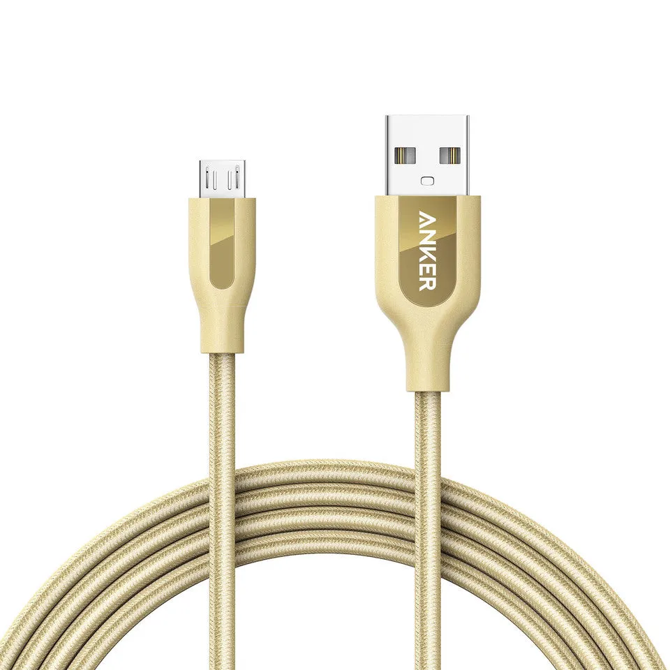 Anker Powerline  Micro Usb Cable 6Ft - Golden Price Drop Today Todays Special Savings