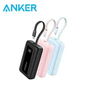 Trending Now Discount Anker Zolo Powerbank 10000Mah 30W Power Bank Portable Charger With Built-In Usb C Cable