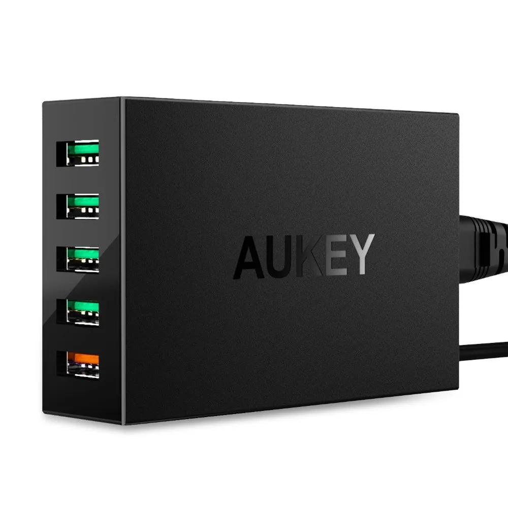 Aukey 5-Port Usb Charging Station With Quick Charge 3.0 Gift Sale Event Today Only Offer