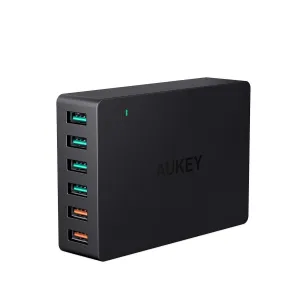 Aukey 6-Port Usb Charging Station With Quick Charge Mega Online Discount Instant Savings Inside