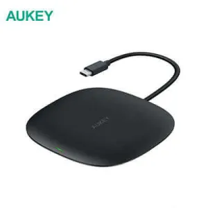 Aukey Cb-C70 5-In-1 Unity Wireless Charging Usb-C Hub Sweet Deal Inside Flash Pick Today