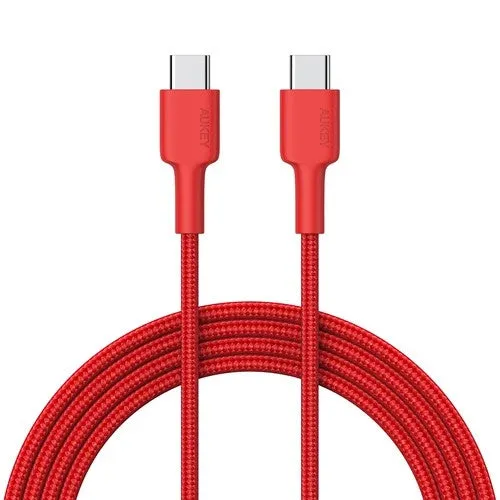 Hot Pick Deal Trending Hot Deal Aukey Cb-Cd19 Usb C To Usb C Nylon Aramid Fiber Pd Cable - 2M