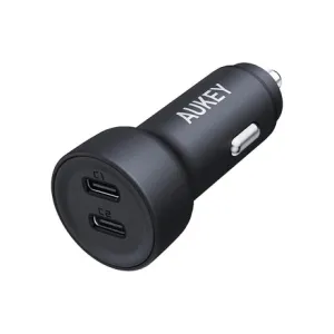 Online Exclusive Steal Price Slash Today Aukey Cc-Y23 Enduro 65W Dual Usb C Car Charger