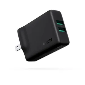 Aukey Dual-Port Usb Wall Charger With Gan Power Tech MustShop Sale Dont Miss Big Savings