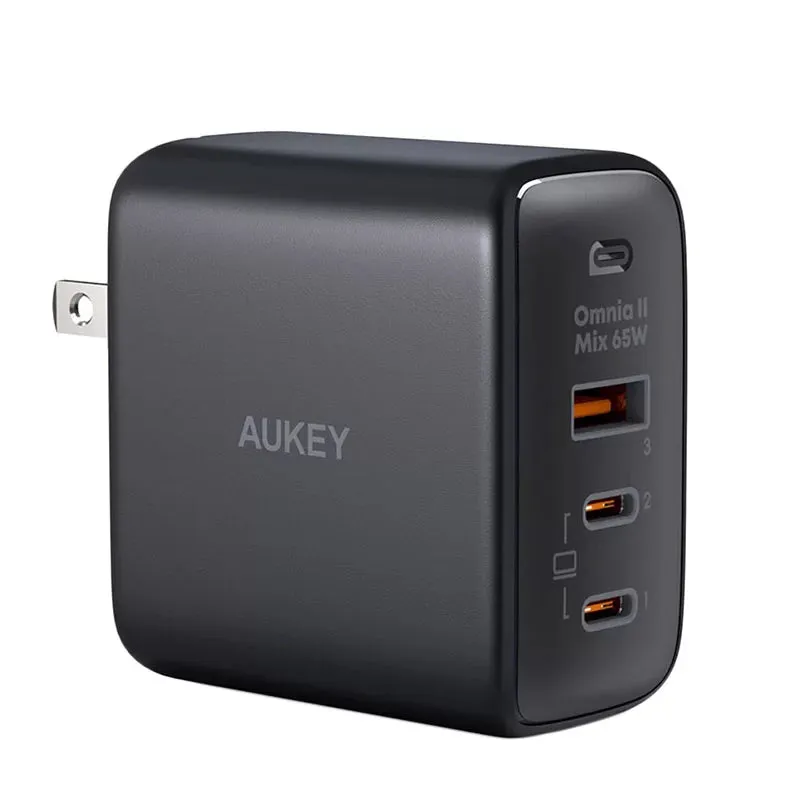 Deal of the Day Aukey Pa-B6T Omnia Ii 65W Power Delivery &Amp; Super Fast Charging (Pps) Wall Charger