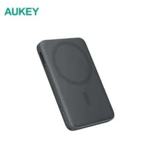 Aukey Pb-Ms03 Magfusion Slim 5000Mah Magnetic Wireless Power Bank Grab Your Deal Today Flash Discount Today